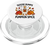 Pumpkin Spice Goose Coffee Lover Autumn Season Theme PopSockets PopGrip para MagSafe