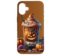 Pumpkin Spice Halloween Coffee For Men Spooky Pumpkin King Carcasa para iPhone 16 Plus
