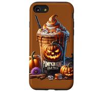 Pumpkin Spice Halloween Coffee For Men Spooky Pumpkin King Carcasa para iPhone SE (2020) / 7/8