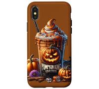 Pumpkin Spice Halloween Coffee For Men Spooky Pumpkin King Carcasa para iPhone X/XS