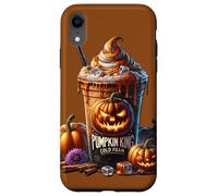 Pumpkin Spice Halloween Coffee For Men Spooky Pumpkin King Carcasa para iPhone XR