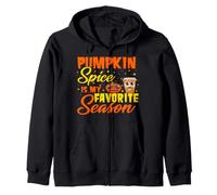 Pumpkin Spice Is My Favorite Season Happy Pumpkin Season Sudadera con Capucha