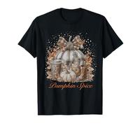 Pumpkin Spice Latte Fall Coffee Thanksgiving para Mujer Camiseta