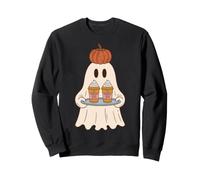 Pumpkin Spice Latte Ghost Halloween Fall Coffee Lover Sudadera