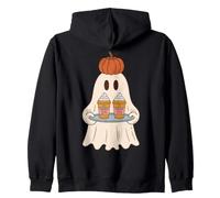 Pumpkin Spice Latte Ghost Halloween Fall Coffee Lover Sudadera con Capucha