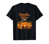 Pumpkin Spice Life Country Farm Juego de Palabras gráfico Camiseta