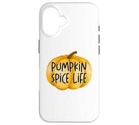 Pumpkin Spice Life Otoño Otoño Cottagecore Café Latte Carcasa para iPhone 16