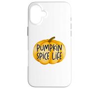 Pumpkin Spice Life Otoño Otoño Cottagecore Café Latte Carcasa para iPhone 16 Plus
