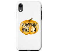 Pumpkin Spice Life Otoño Otoño Cottagecore Café Latte Carcasa para iPhone XR