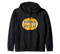 Pumpkin Spice Life Otoño Otoño Cottagecore Café Latte Sudadera con Capucha