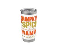 Pumpkin Spice Makes Mama Nice Happy Pumpkin Spice Season Vaso térmico de acero inoxidable de doble pared