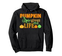 Pumpkin Spice me da Vida, Familia, mamá, papá, niños y niñas, Divertido Sudadera con Capucha