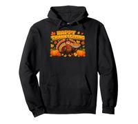 Pumpkin Spice Season Funny Turkey Family Dinner Thanksgiving Sudadera con Capucha