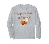 Pumpkin Spice Todas Las Cosas Divertidas Refranes para Fall Manga Larga