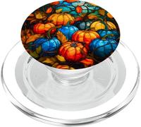 Pumpkins Harvest Happy Fall Pumpkin Patch Fall Leaves PopSockets PopGrip para MagSafe