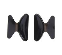 pumpumlia 1 par de gafas de sol de silicona antideslizante para pegar en la nariz, marcos modernos para mujer, Black, Talla única