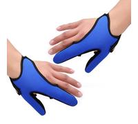 pumpumlia 1 par de guantes de pesca prácticos de neopreno transpirable de 2 dedos para mayor comodidad, corte de 2 dedos para herramientas fáciles, operaciones seguras, protector de dedos de pesca