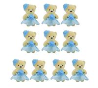 pumpumlia - 10 piezas de oso de espuma, diseño de oso de dibujos animados, accesorios para decoración del hogar, para expresar afecto en ocasiones importantes, suministros para fiestas de festivales