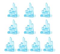 pumpumlia 10 piezas de plantas de acuarios, peceras, miniaturas, adornos para acuarios, decoración para peceras y decoración de jardín