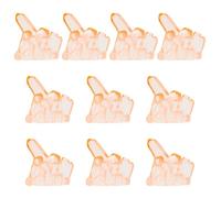 pumpumlia 10 piezas de plantas de acuarios, peceras, miniaturas, adornos para acuarios, decoración para peceras y decoración de jardín