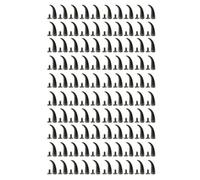 pumpumlia 100 juegos de pinchos de estilo punk, remaches de aleación para pulseras de cuero y collares de perro