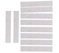pumpumlia 200 piezas de adhesivos transparentes desechables para las orejas, perlas de acupuntura, parches de estimulación de presión de acupuntura, parches desechables para masajeadores auditivos