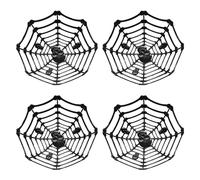 pumpumlia 4 cestas para platos de caramelos, solución de almacenamiento para fiestas, fácil de limpiar, huecos, frutas, caramelos de Halloween