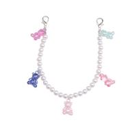 pumpumlia Abalorio de inspiración vintage con temática de mar delicado para bolsa de acento, cadena de cuentas única, joyería de vacaciones en la playa para mujer, talla única, como se describe, como