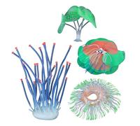 pumpumlia Acuarios artesanales artificiales fluorescentes para decoración de plantas, peceras, suministros de arte marítimo