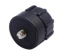 pumpumlia Adaptador de cabeza de bola de 17 mm para trípodes, adaptador de tornillo de 1/4 para soporte de cámara de acción, trípode de montaje automático, soporte de monitores, accesorios de teléfono
