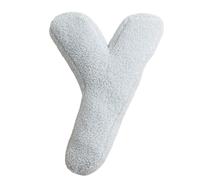 pumpumlia Almohadas de alfabeto inglés para sofá, almohada de fácil cuidado, cojines de felpa para decoración del hogar
