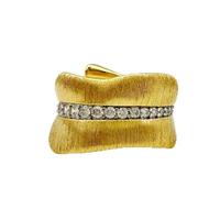 pumpumlia Anillos artísticos con diseño de hojas en relieve, estilos tradicionales, ideales para bodas, fiestas, citas, noche, anillos de moda para mujer