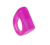 pumpumlia Anillos geométricos de resina minimalistas, cómodos, unisex, con selección de colores brillantes, anillos de resina de regalo de moda, talla única, como se describe, como se describe