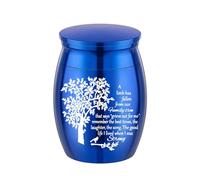 pumpumlia Ataúd de urna para cenizas de mascotas, para animales, mascotas, mamá, urna para cenizas/pelo, recipiente de metal para cenizas