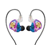 pumpumlia Auriculares intrauditivos de cable de 3,5 mm con cable desmontable de 2 pines y mejora los graves para escuchar inmersivamente graves en el oído, auriculares pesados