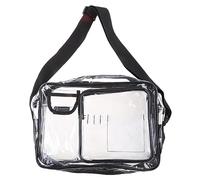 pumpumlia Bolsa antiestática de PVC transparente de 14 pulgadas, para herramientas de sala limpia, bolsas de trabajo para computadora para mujeres y hombres, bolsa cruzada antiestática
