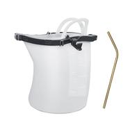 pumpumlia Bolsa de almacenamiento para pajitas líquidas, soporte para bebidas con asa, resistente a fugas, para picnics, actividades de playa, bolsa de vino de silicona con pajita, Paquete de 1, Talla