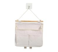 pumpumlia Bolsa de almacenamiento plegable montada en la pared, bolsillo para colgar detrás de la puerta, organizador de mesita de noche, impermeable, bolsas de almacenamiento, bolsillo para colgar en