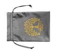 pumpumlia Bolsa de franela para tarjetas de juego de mesa, bolsa de franela para joyas, organizadores de tarjetas de oráculos, suministros de brujería, bolsas de franela para joyas, tarjetas de juego