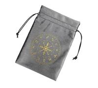 pumpumlia Bolsa de franela para tarjetas de juego de mesa, bolsa de franela para joyas, organizadores de tarjetas de oráculos, suministros de brujería, bolsas de franela para joyas, tarjetas de juego