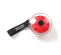 pumpumlia Bolsa de la compra plegable portátil con forma de disco volador, almacenamiento giratorio, hombro telescópico para viajes y uso diario, bolsa de transporte ligera, Red, One Size