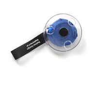 pumpumlia Bolsa de la compra plegable portátil con forma de disco volador, almacenamiento giratorio, hombro telescópico para viajes y uso diario, bolsa de transporte ligera, Blue, One Size