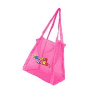 pumpumlia Bolsa de red reutilizable a prueba de arena, con textura de nailon para recolección de conchas y viajes al aire libre, malla esencial para la playa