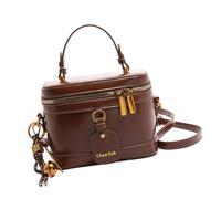 pumpumlia Bolso bandolera de moda para mujer, estilo retro, bolso de hombro para viajes, maquillaje, mensajeros para todos los días, a juego, bolso de mano elegante, Brown, One Size