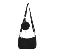 pumpumlia Bolso bandolera de pana con diseño distintivo para entusiastas de la moda, bolso cruzado de moda, Black, One Size