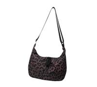 pumpumlia Bolso cruzado de moda con estampado de leopardo para el hombro, bolso de compras casual, adecuado para entusiastas de la moda, práctica bolsa cruzada, Color café, One Size