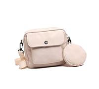 pumpumlia Bolso de hombro de moda casual para teléfono con correa ajustable, bolso cruzado de viaje para mujeres y hombres, bolsa de transporte diario, White, One Size