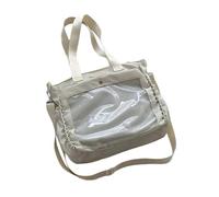 pumpumlia Bolso de hombro moderno con compartimento espacioso, resistente al desgarro, bolso cruzado para viajes, oficina, elegante bolsa de viaje, White, One Size