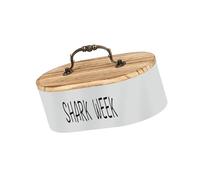 pumpumlia Caja de almacenamiento de madera impermeable para accesorios de baño, armario de múltiples secciones, organizador de baño que ahorra espacio