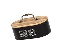 pumpumlia Caja de almacenamiento de madera impermeable para accesorios de baño, armario de múltiples secciones, organizador de baño que ahorra espacio